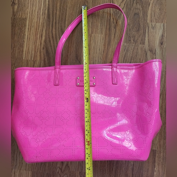 🍁2 for $15🍁 Kate Spade Molly Neon Hot Pink Shoulder Bag Purse Barbie Vibes - Picture 8 of 9